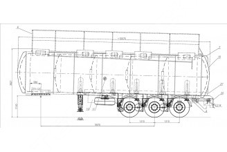 Bodex KIS-3B33L Полуприцеп цистерна для перевозки битума