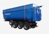Тонар-9523-0000020-15 Самосвальный полуприцеп с надставными бортами для перевозки легковесных сыпучих грузов