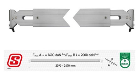 142.138510 ОПОРНАЯ ШАРНИРНАЯ БАЛКА ДЛЯ АНКЕРНОЙ РЕЙКИ